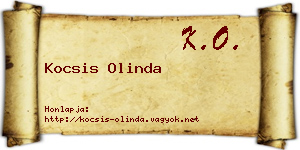 Kocsis Olinda névjegykártya